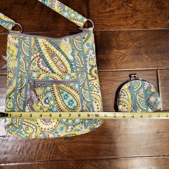 Vera Bradley Hipster & Coin Purse in Lemon Parfait - Picture 9 of 13